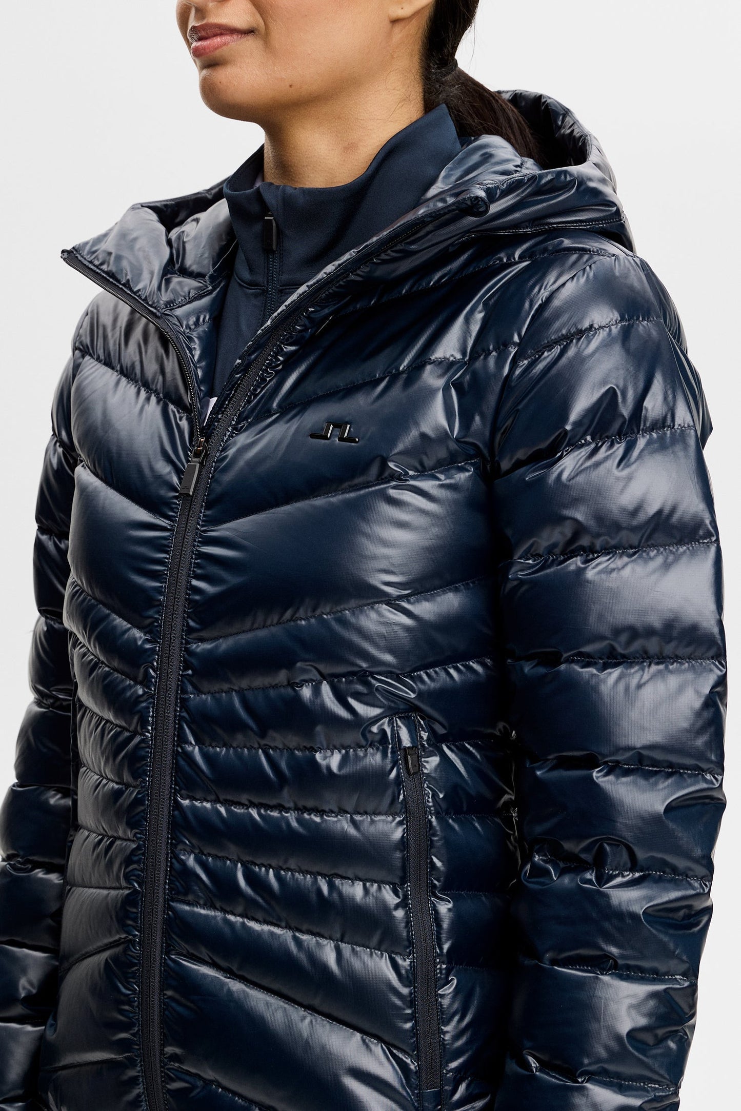 Lara Light Down Hood / Navy