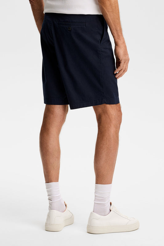 Shane Cotton Stretch Shorts / Navy