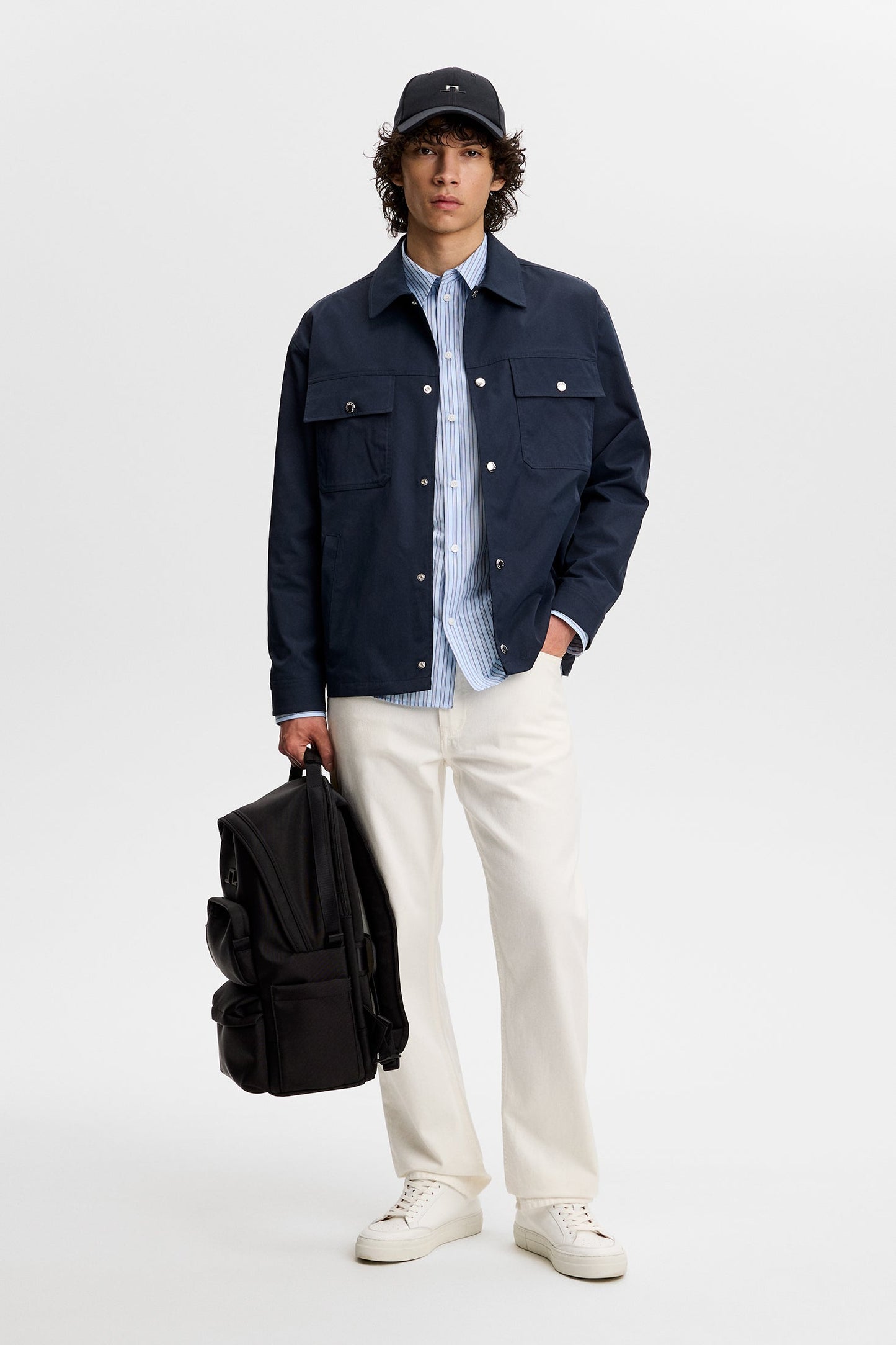 Shaley Overshirt / Navy