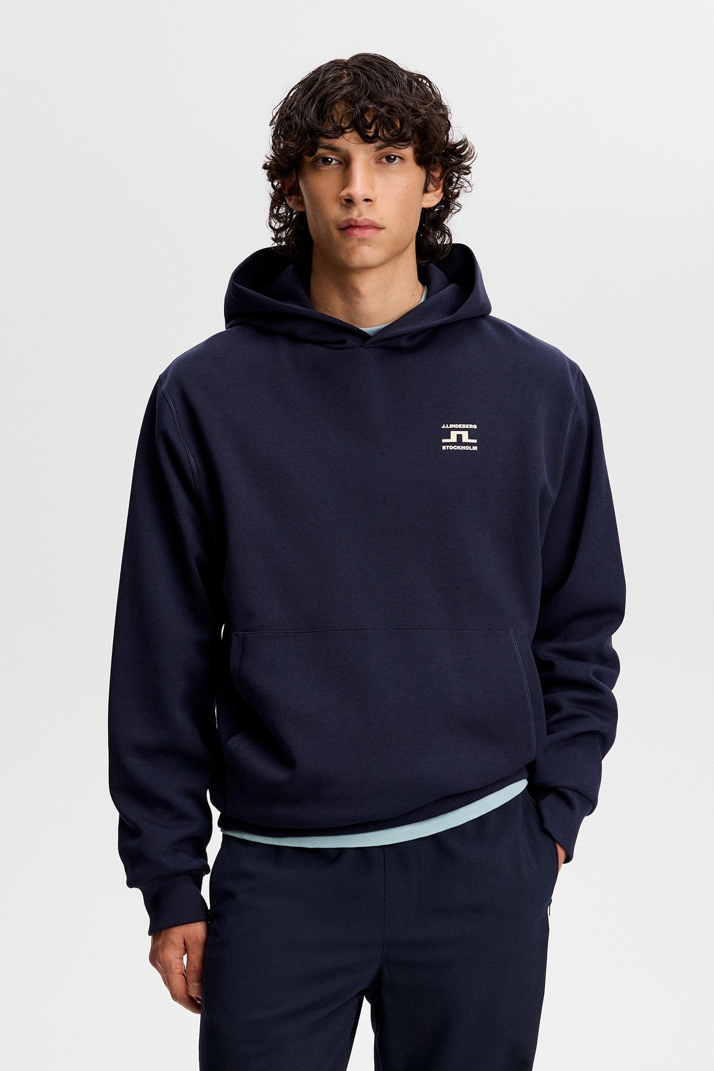 Club Printed Hood / Navy