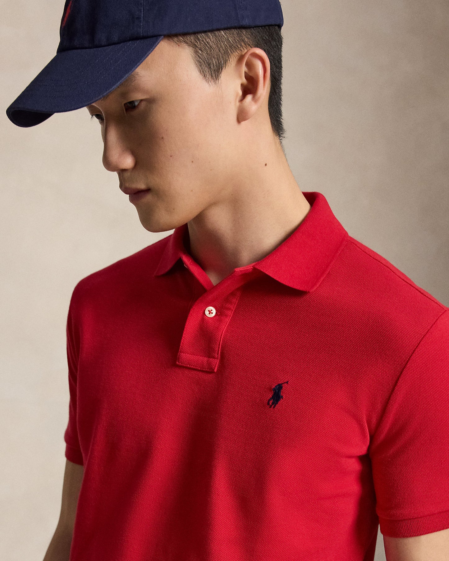 The Iconic Custom Slim Fit Mesh Polo