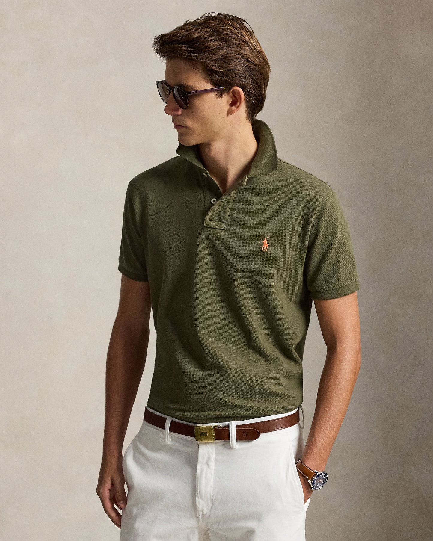 The Iconic Custom Slim Fit Mesh Polo