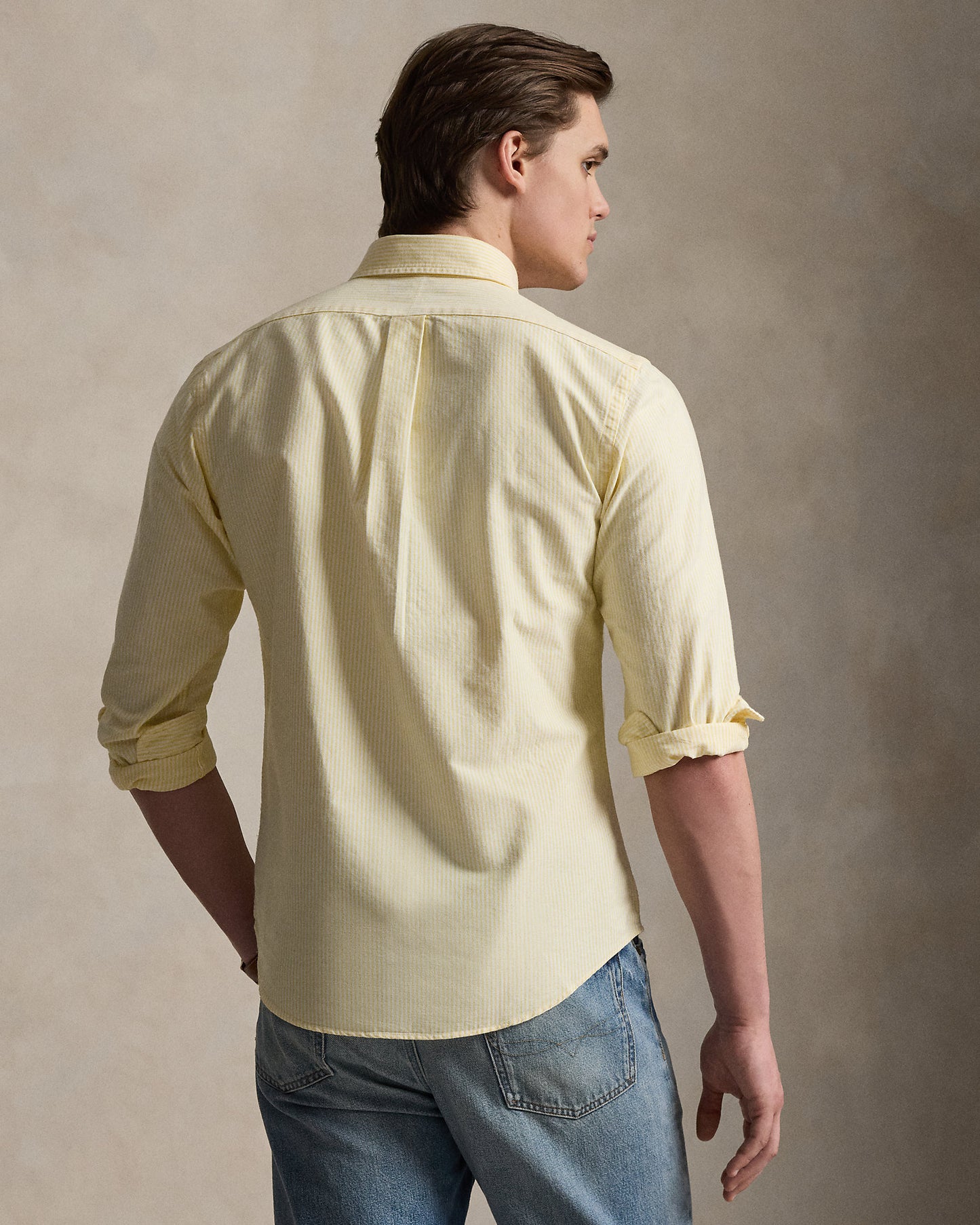 Custom Fit Striped Oxford Shirt